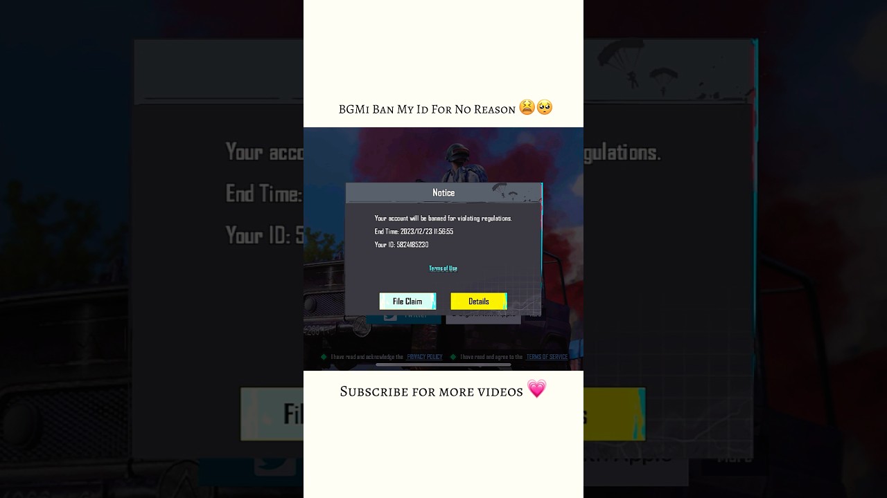 MY id Got Banned For 1 Day Without Any Reason 🥺! #bgmi #shorts #desiplayz