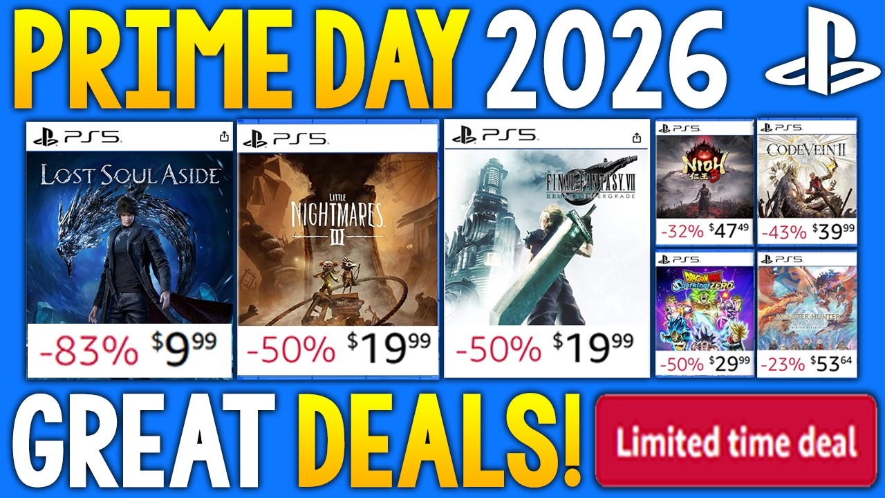 КРУТЫЕ скидки на игры для PS5 в Amazon Prime Day 2026 &mdash; куча новинок ДЕШЕВЛЕ!