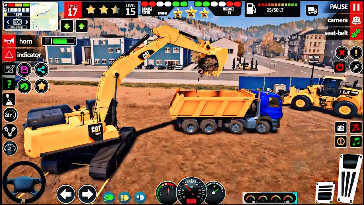JCB Game 3D Road Construction - JCB Road Construction Game | Android Gameplay |