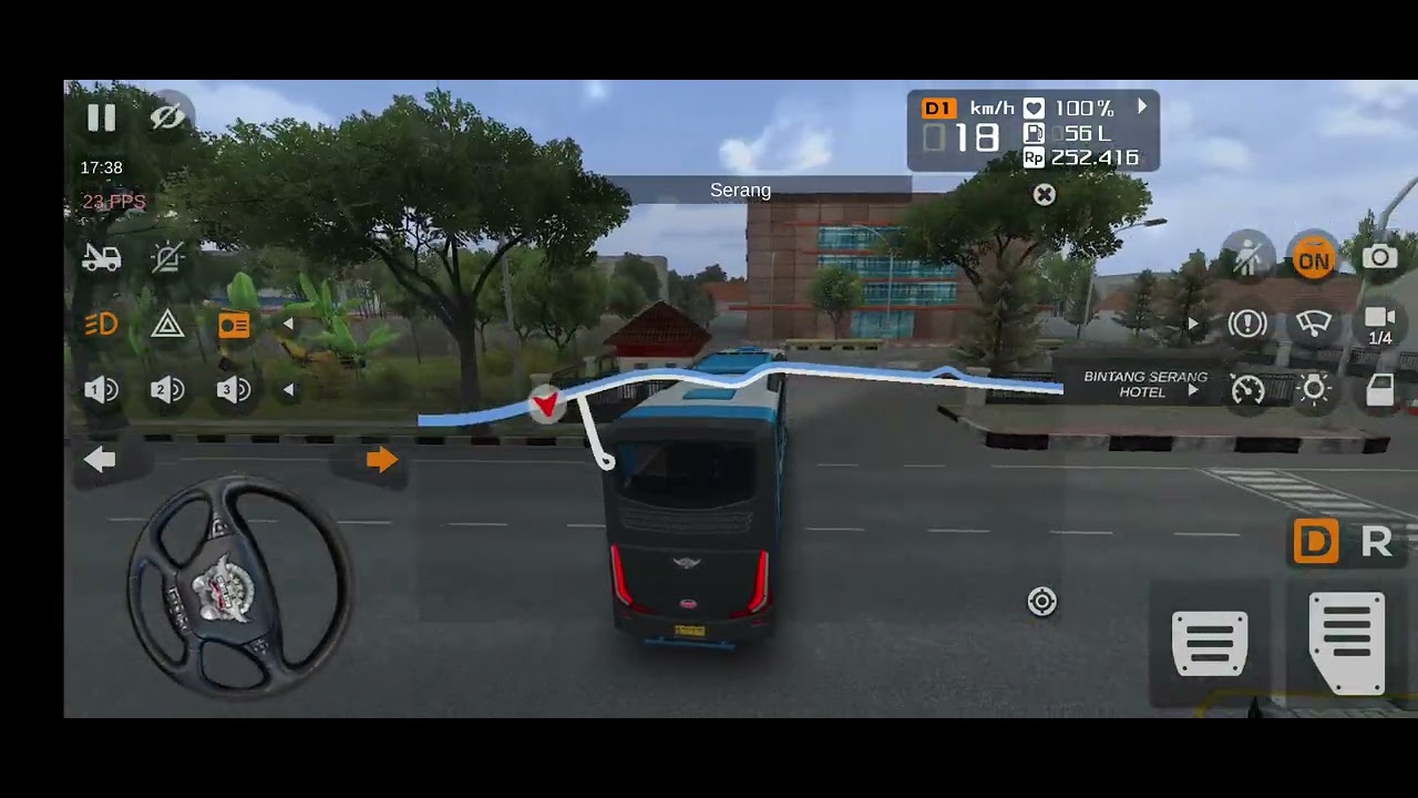Bus Indonesia. V2. _career, gaming mode