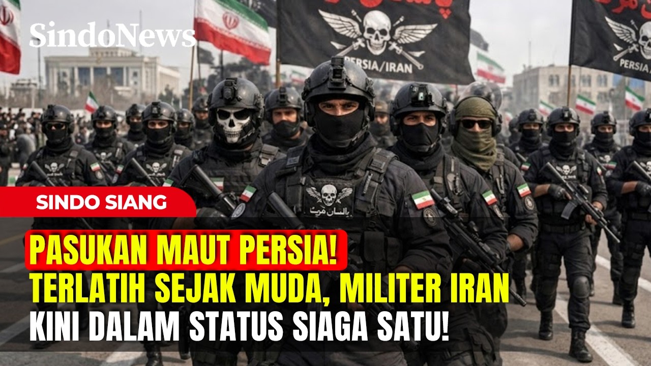 PASUKAN MAUT PERSIA! Terlatih Sejak Muda, Militer Iran Kini Dalam Status Siaga Satu! | Sindo Siang