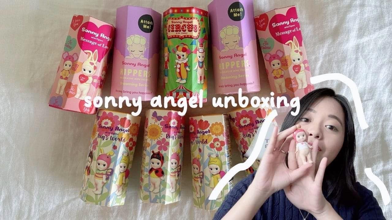 SONNY ANGEL UNBOXING! bug's world🐝, MOL💗, dreaming hippers + my recent favorite sonny angels 👼🏻