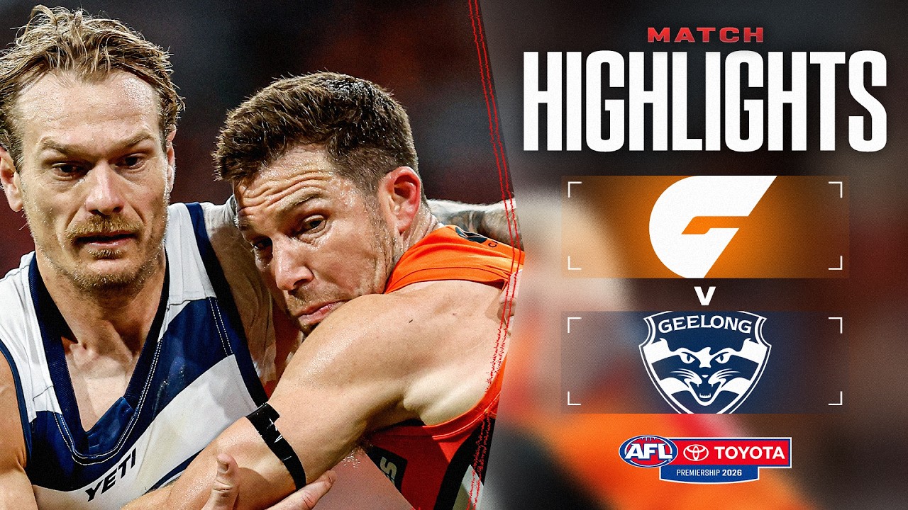 GWS Giants v Geelong Cats Highlights | Round 18, 2026 | AFL