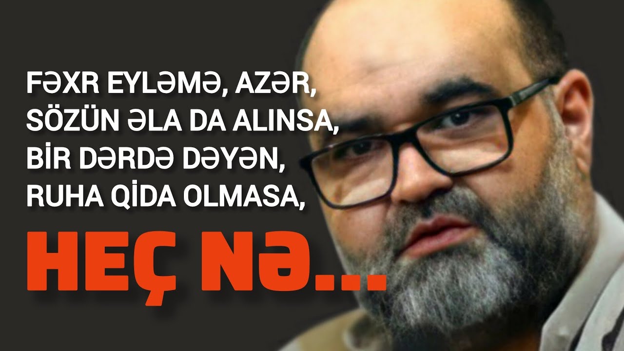 Axund Azər Sani - Heç nə... 2022 (yenicə yazılmış qəzəl ilk dəfə bizdə)