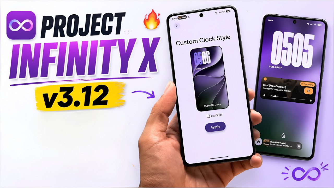 🚀 Вышла Project Infinity X v3.12: самая красивая кастомная прошивка с НЕВЕРОЯТНЫМИ функциями 🔥