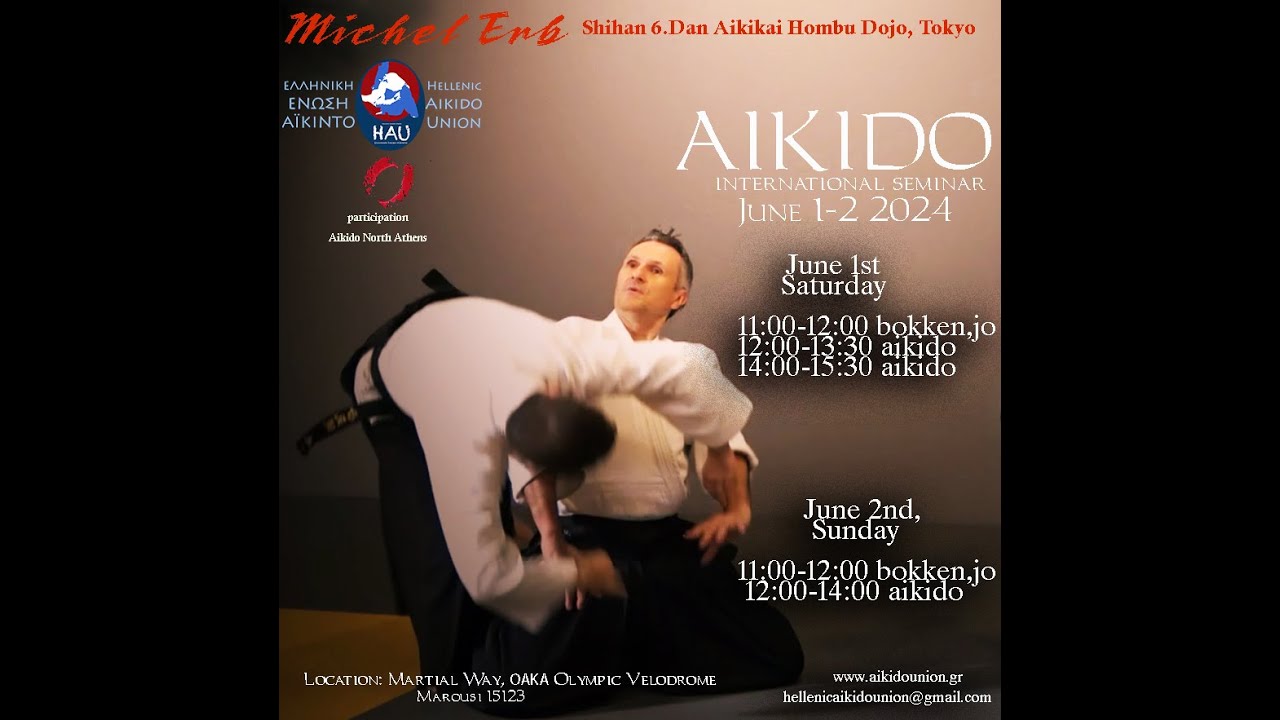 Experience the  spirit of Aikido with Sensei Michel Erb’s  — in 8 minutes.