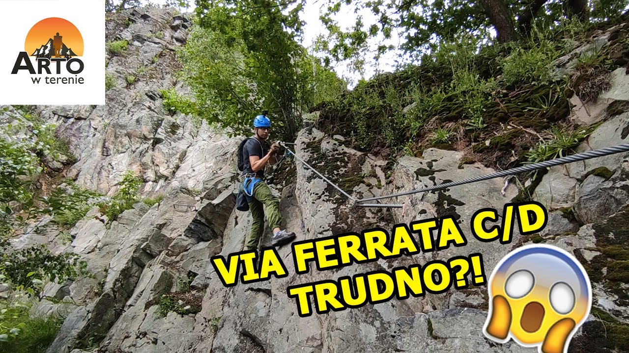 Spitzberg, via ferrata C/D, Trudno?