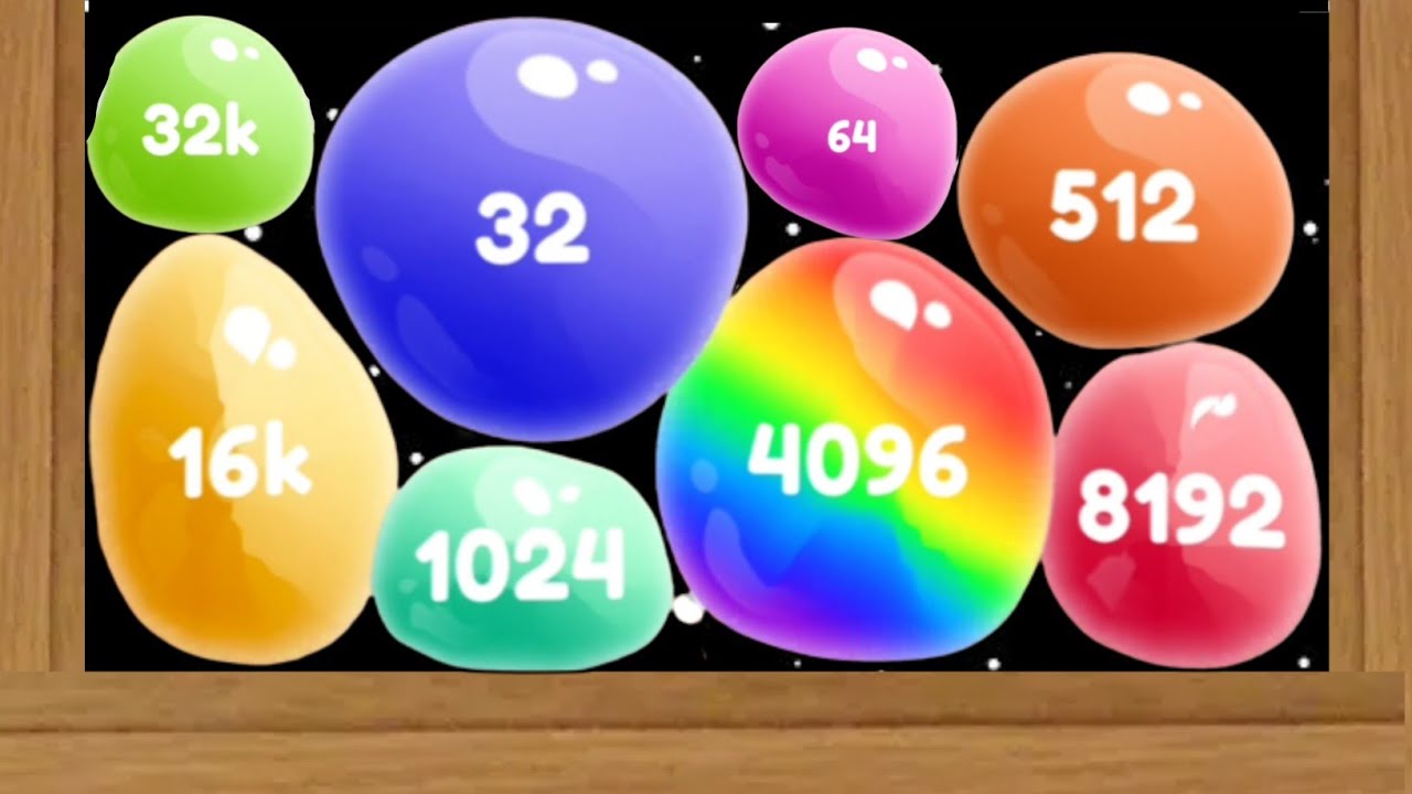 Jelly 2048 vs Draw To Smash - Level Up 2048, ASMR Gameplay
