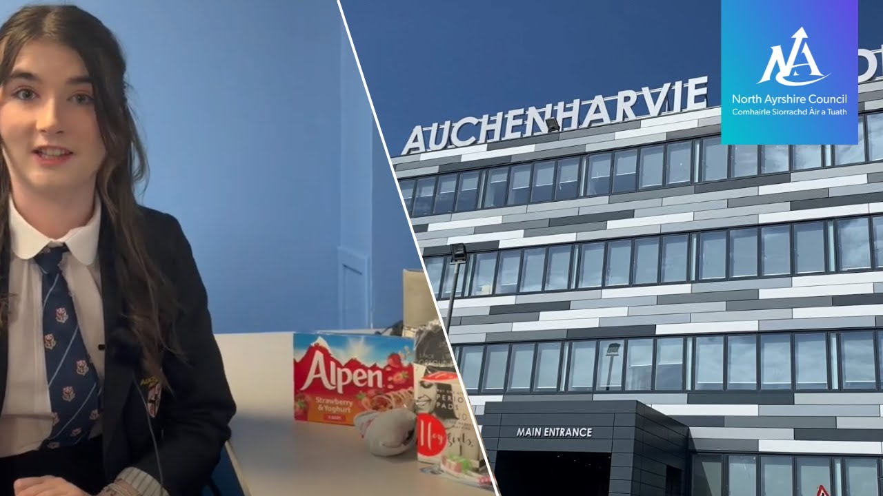 Tour of Auchenharvie Academy & Pupil Case Study