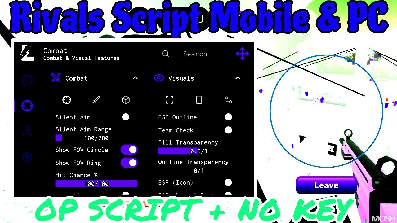 Rivals Script Mobile  - Aimbot, Silent Aim, Esp, Anti-Ban, Skin Changer PASTEBIN ( 2026 VER )