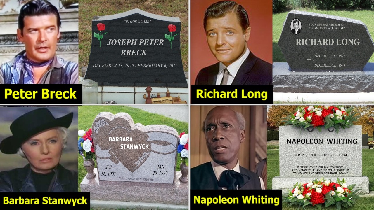 😢   The Big Valley Actors Graveyards || Where Are They Buried ?