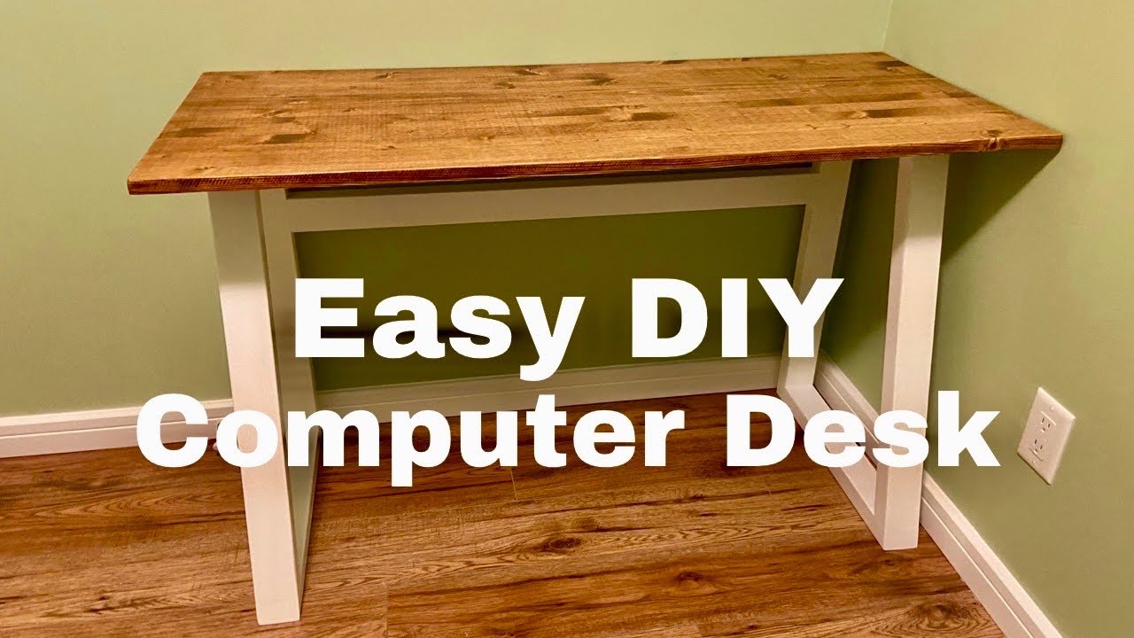 Easy DIY Computer Desk