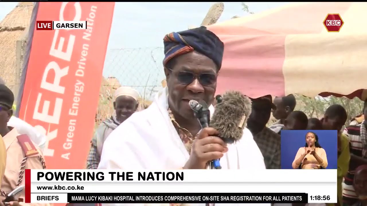 CS Opiyo launches rural electrification projects in Garsen