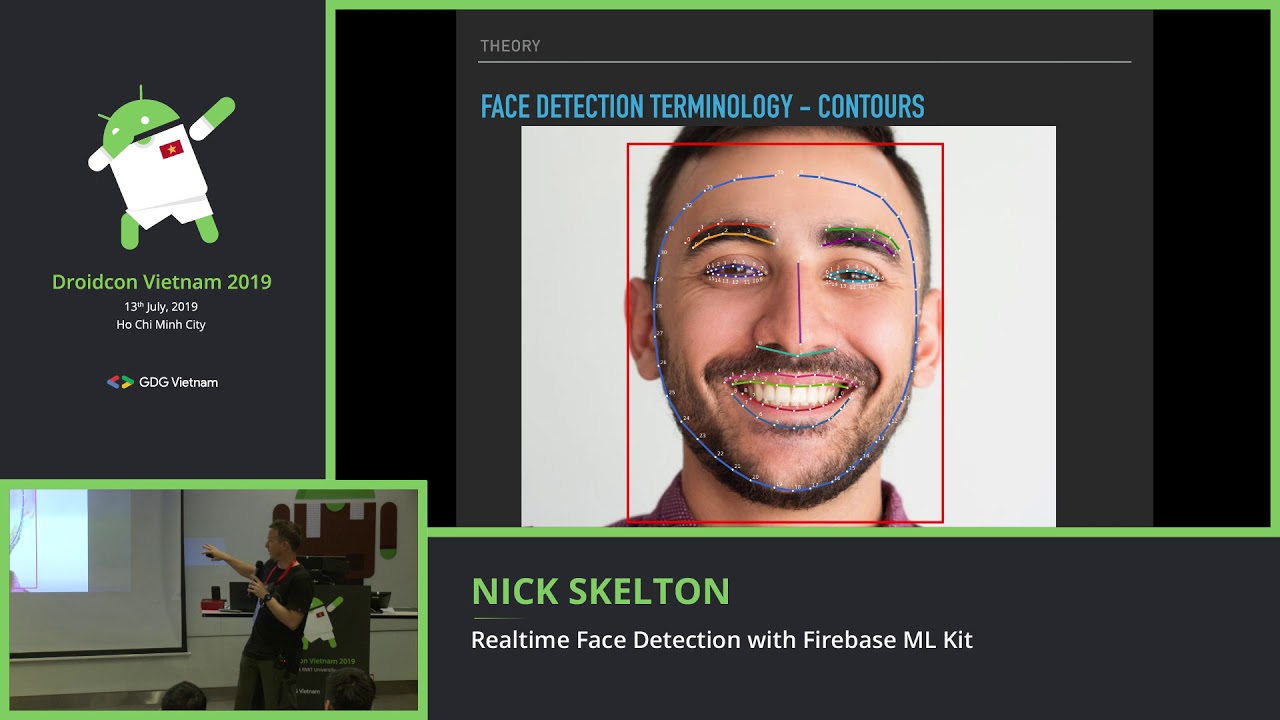 Realtime Face Detection with Firebase ML Kit - Nick Skelton