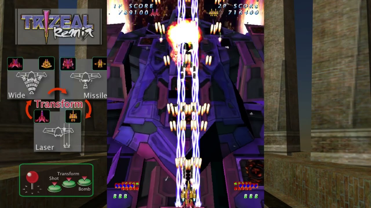 TRIZEAL Remix - 2 Player Very Easy 1cc