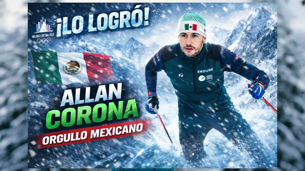ALLAN CORONA, DE TIJUANA A LA NIEVE🇲🇽❄️ EL MEXICANO QUE PAGO SU PROPIO SUEÑO A MILANO CORTINA 2026🎿