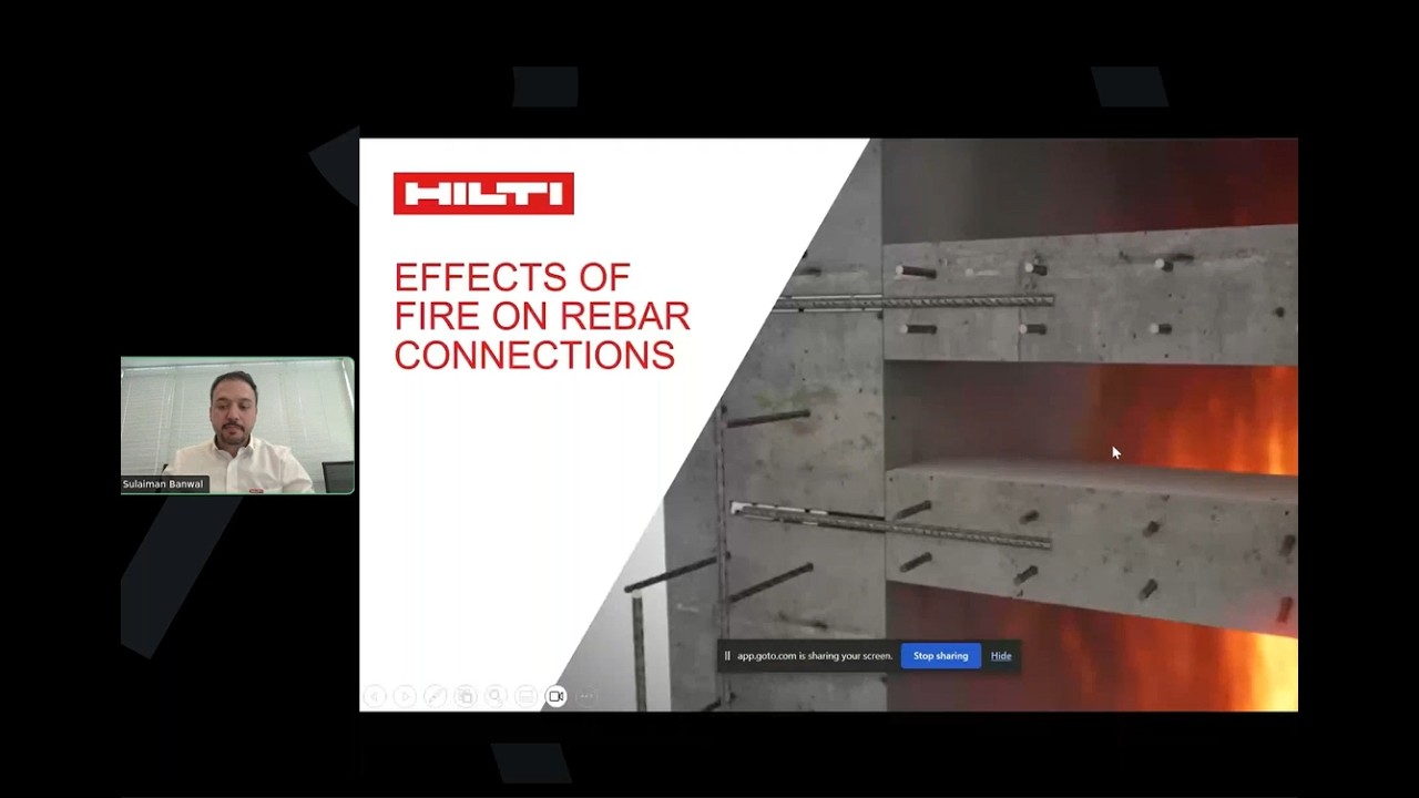 The Effects of Fire on Post-installed Rebar Connections