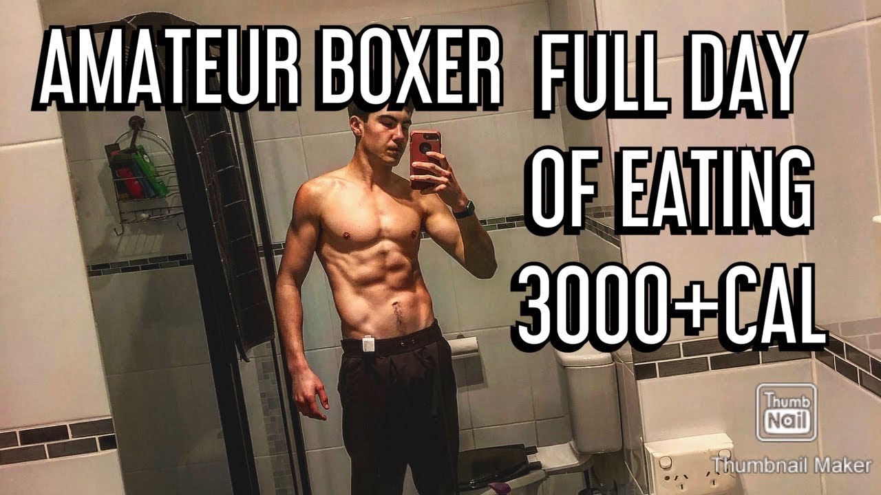 Amateur Boxers Full Day Of Eating (3000+ calories) (Road To The Ring ep.9)