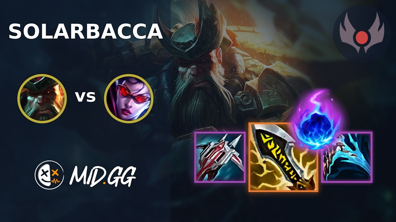 MID.GG: [ solarbacca ] Gangplank TOP vs Vayne | NA GRANDMASTER | LOL Season 2026
