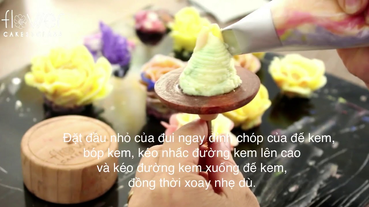 How to make the Juliet Rose ( ThaoNamNguyen FlowerCakes)