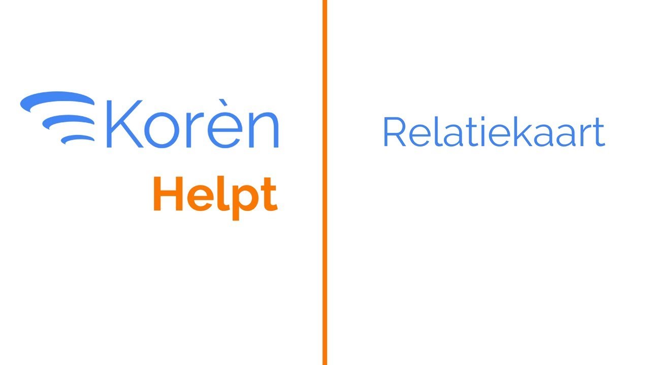 Kor&egrave;n Helpt - Relatiekaart