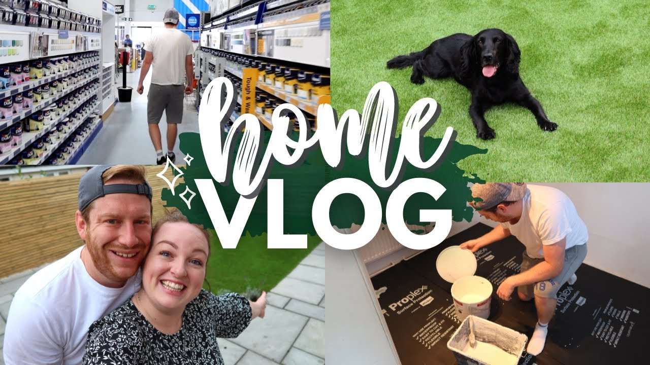 HOME VLOG! 🏡  garden renovation reveal, IKEA shop with us, organising our front room & house updates