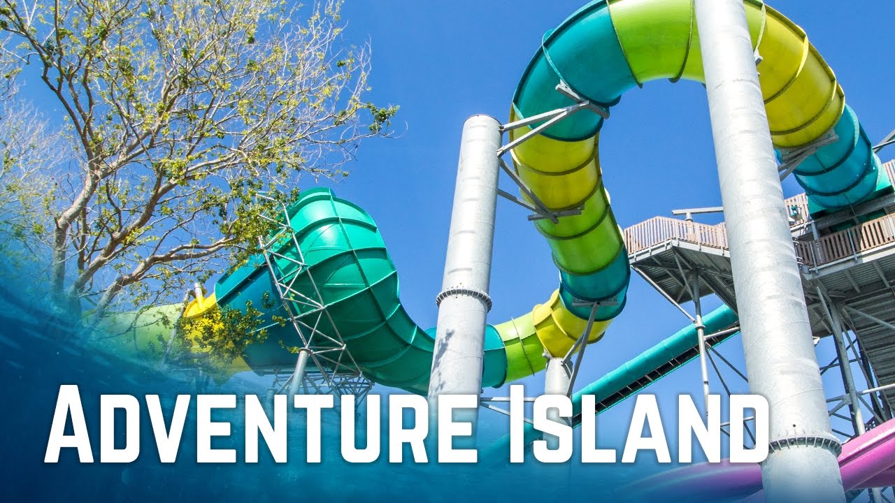 All Water Slides at Adventure Island Tampa, Florida (POV)