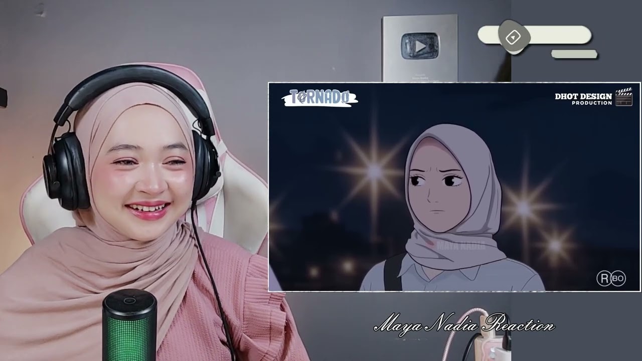 BAYANGAN YANG TERTINGGAL PART 14 - Maya Nadia Reaction Animasi TORNADO