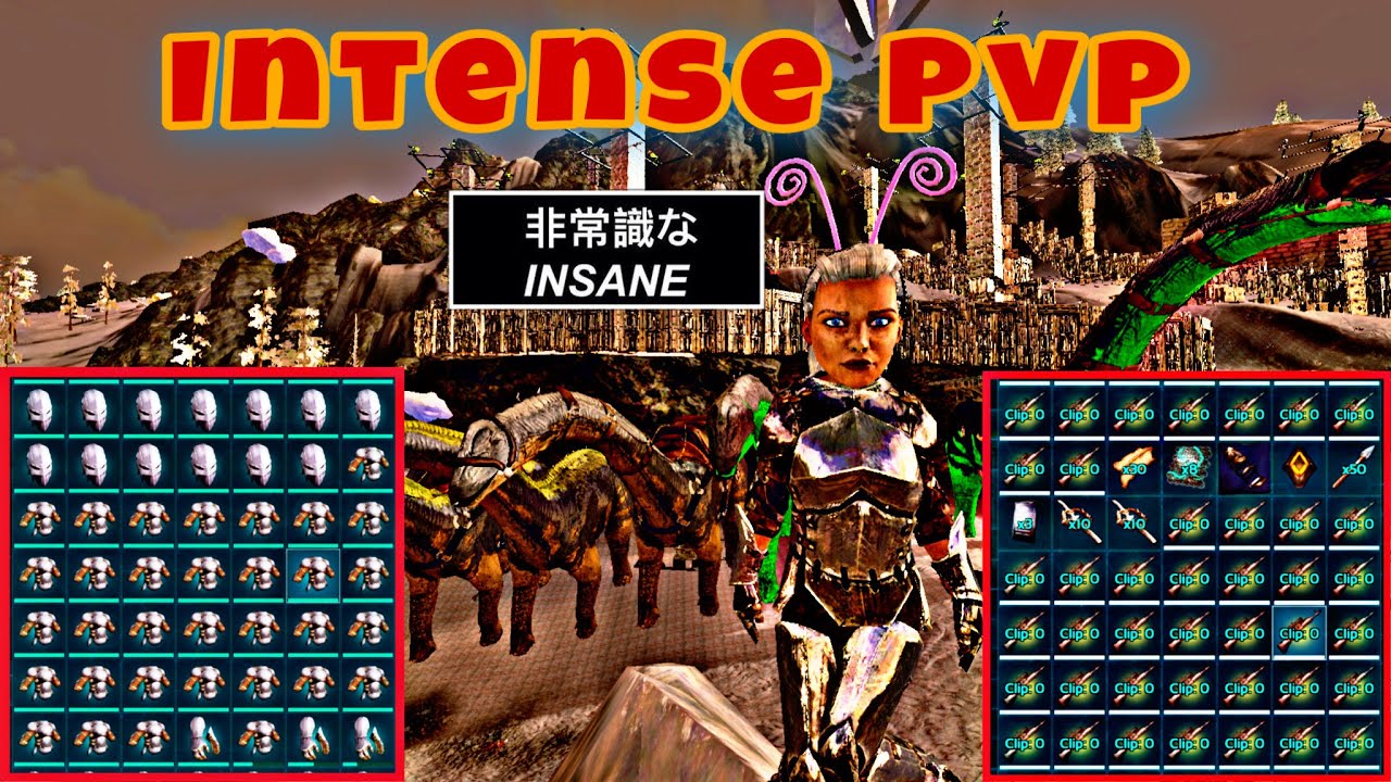 [ ARK MOBILE ] INSANE PVP AGAINST A RANDOM TRIBE - PVP contra uma tribo aleatória