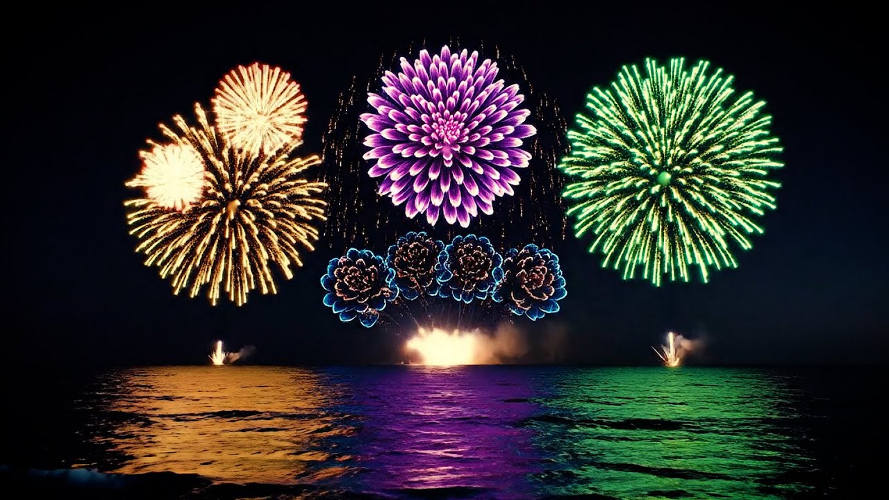 New Year 2026 🎇 Happy New Year 2026 4K Celebration Video with Fireworks,