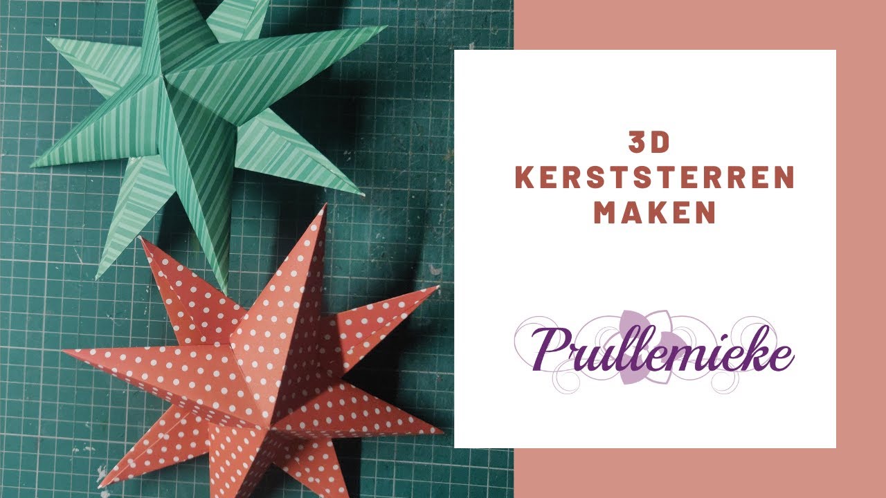 3d ster van papier