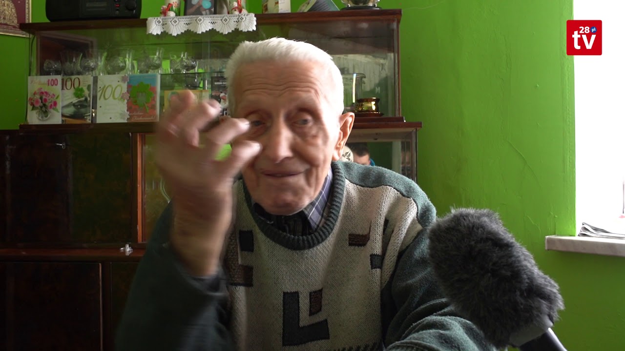 Męcina. Józef Kubatek w swoje setne urodziny