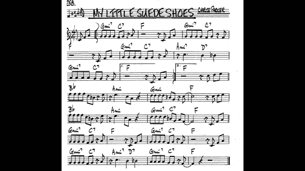 My Little Seude Shoes Play along - Backing track (Bb key score trumpet/tenor sax/clarinet )