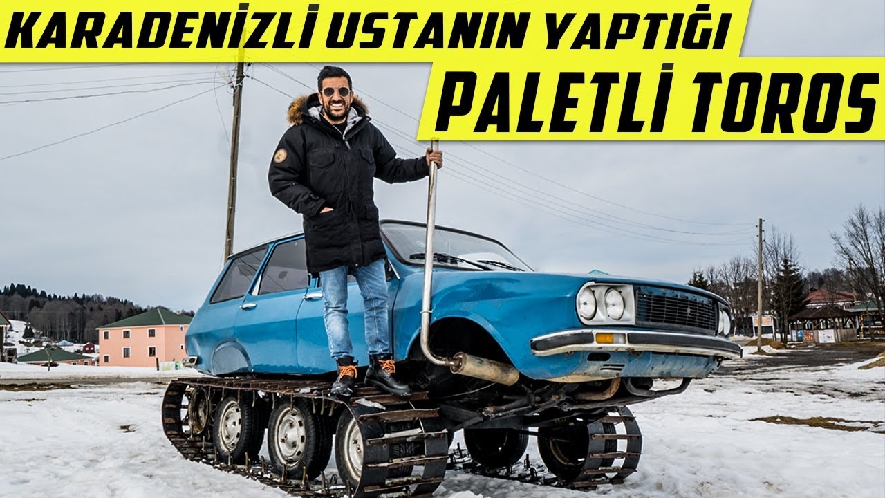 Karadenizli Ustanın Yaptığı Paletli Toros