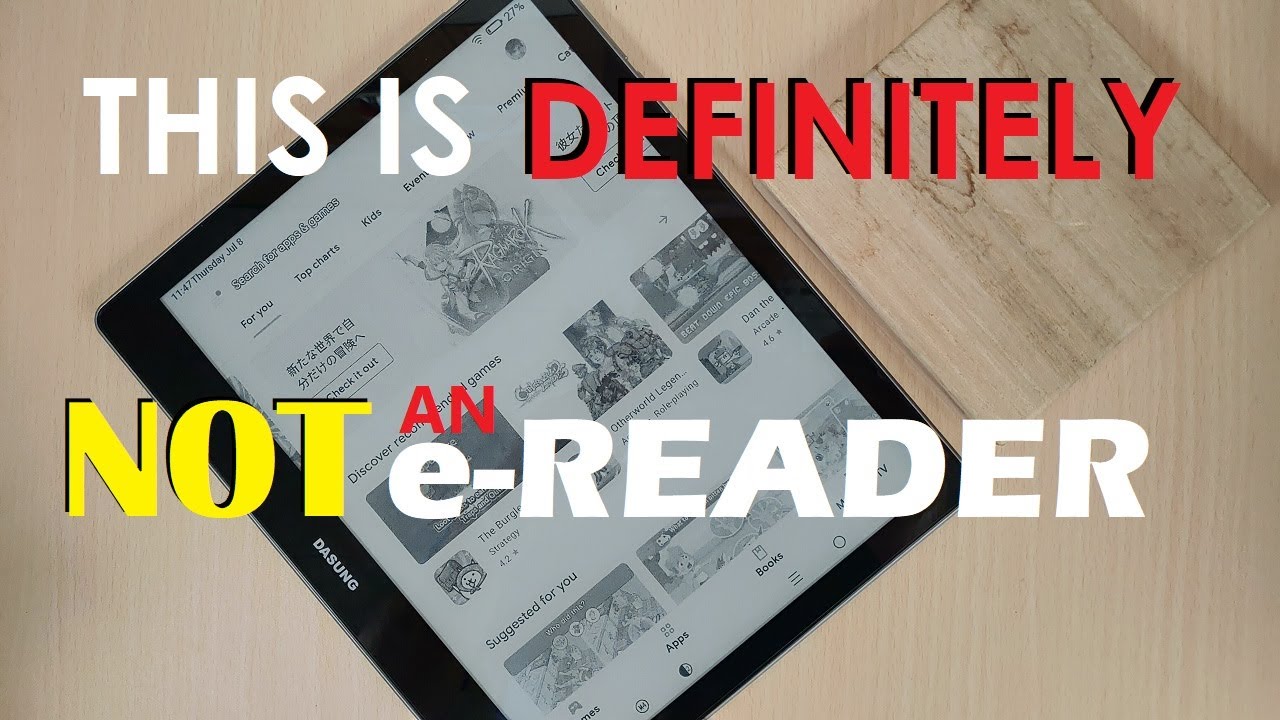 Dasung Not eReader 103 with GOOGLE PLAY Review