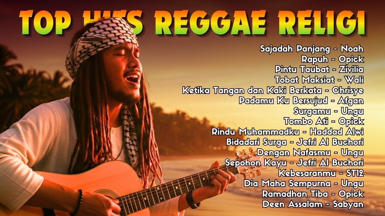 Top Hits Religi Indonesia Versi Reggae! Wajib Dengar! Lagu Religi Reggae Cover AI 🌙