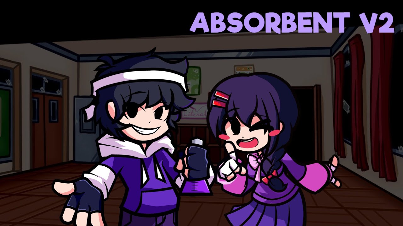 Absorbent V2 cover | But Rena and Rein sing it | FNF Cover