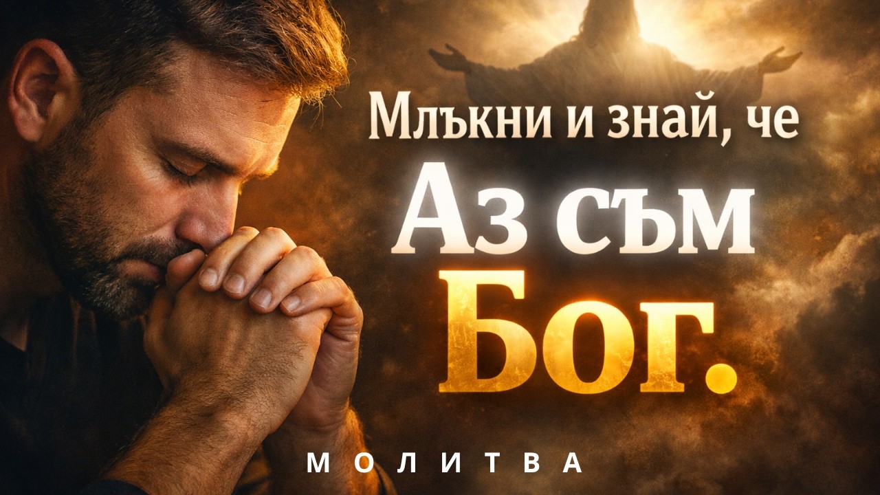 Млъкни и знай, че Аз съм Бог | Молитва