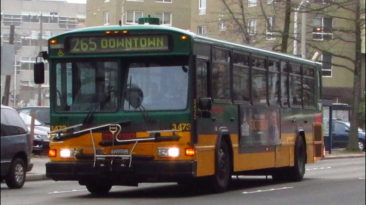 A ride on King County Metro 1996 Gillig Phantom 3473