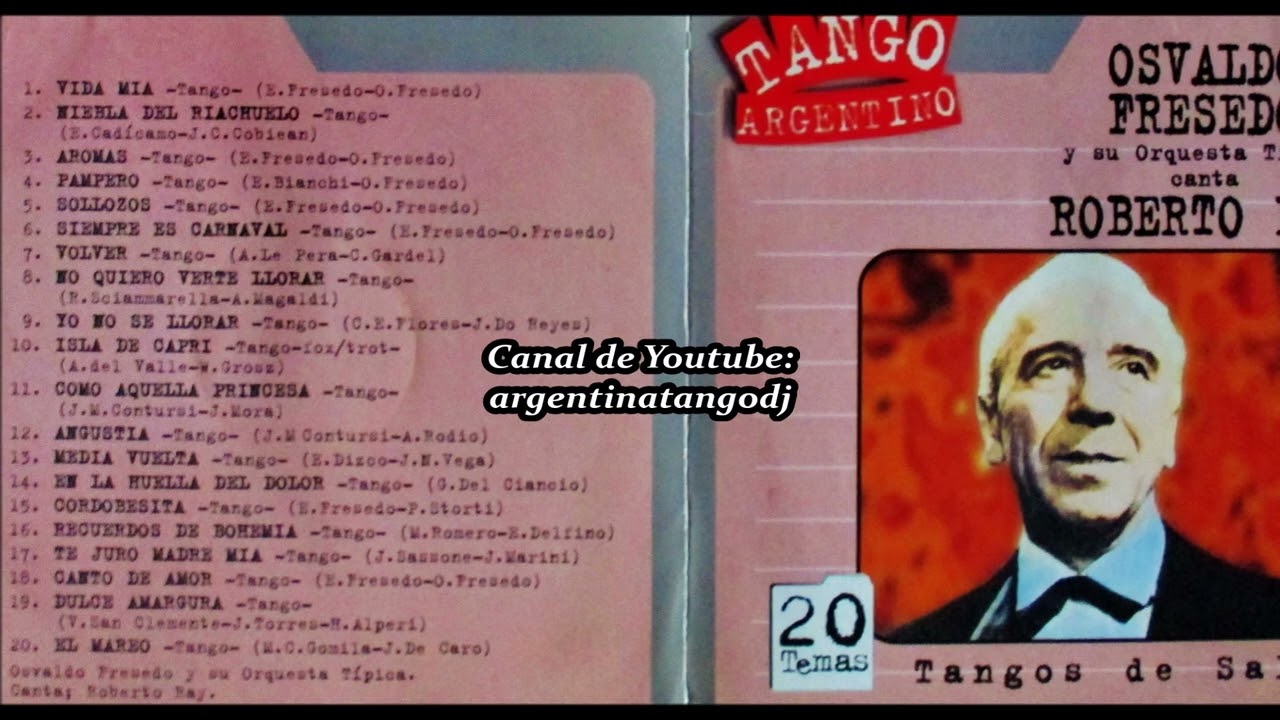 OSVALDO FRESEDO & SU ORQUESTA T&Iacute;PICA: TANGOS INOLVIDABLES (CANTA ROBERTO RAY)
