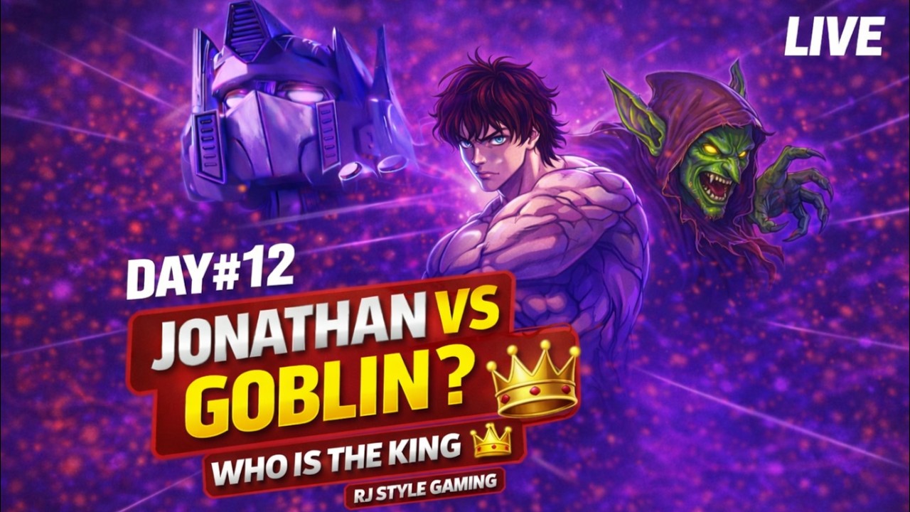 Who Is The G.O.A.T Of BGMI ? JONATHAN vs GOBLIN | BGMI LIVE | DAY 12 #bgmi #rjstylegaming #shorts