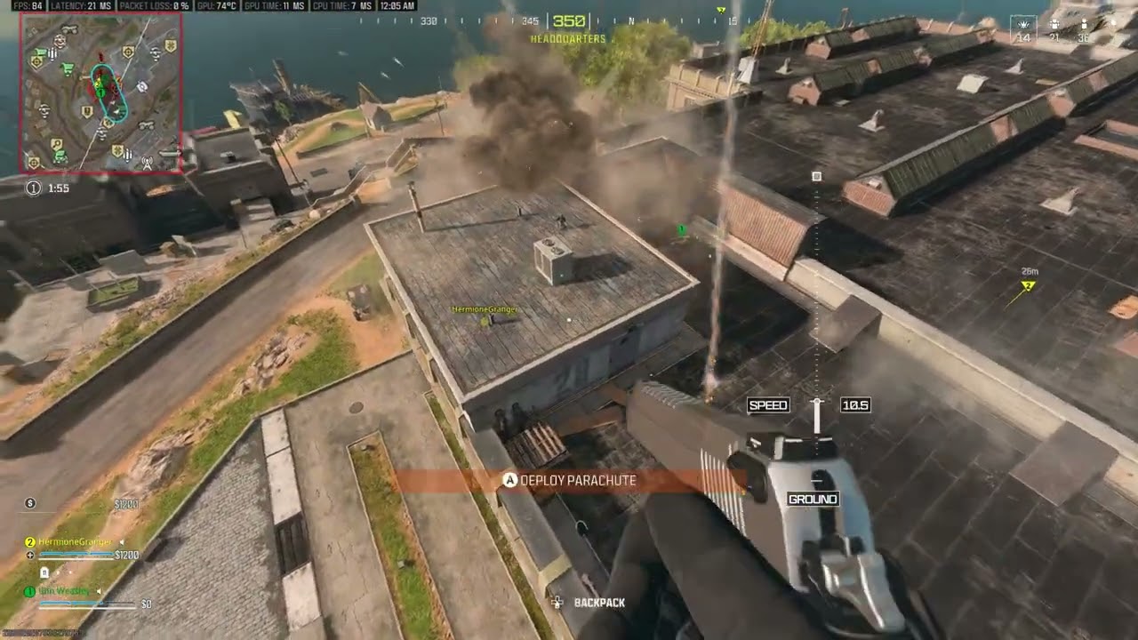 Hermione wipes a squad in a min on Rebirth Island