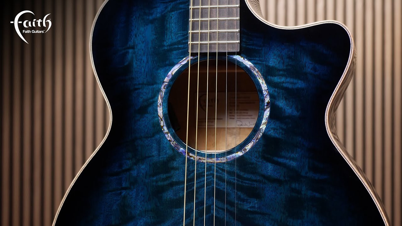 Faith Guitars | Blue Moon Venus | Cutaway Electro | FVBLM