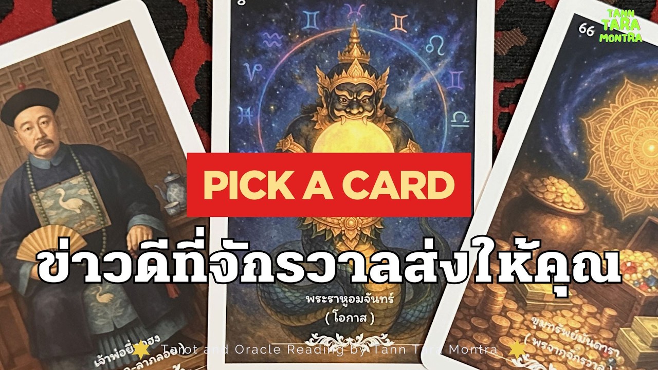 Pick A Card 🌺 ข่าวดีที่จักรวาลมอบให้กับคุณ แค่คุณเท่านั้น