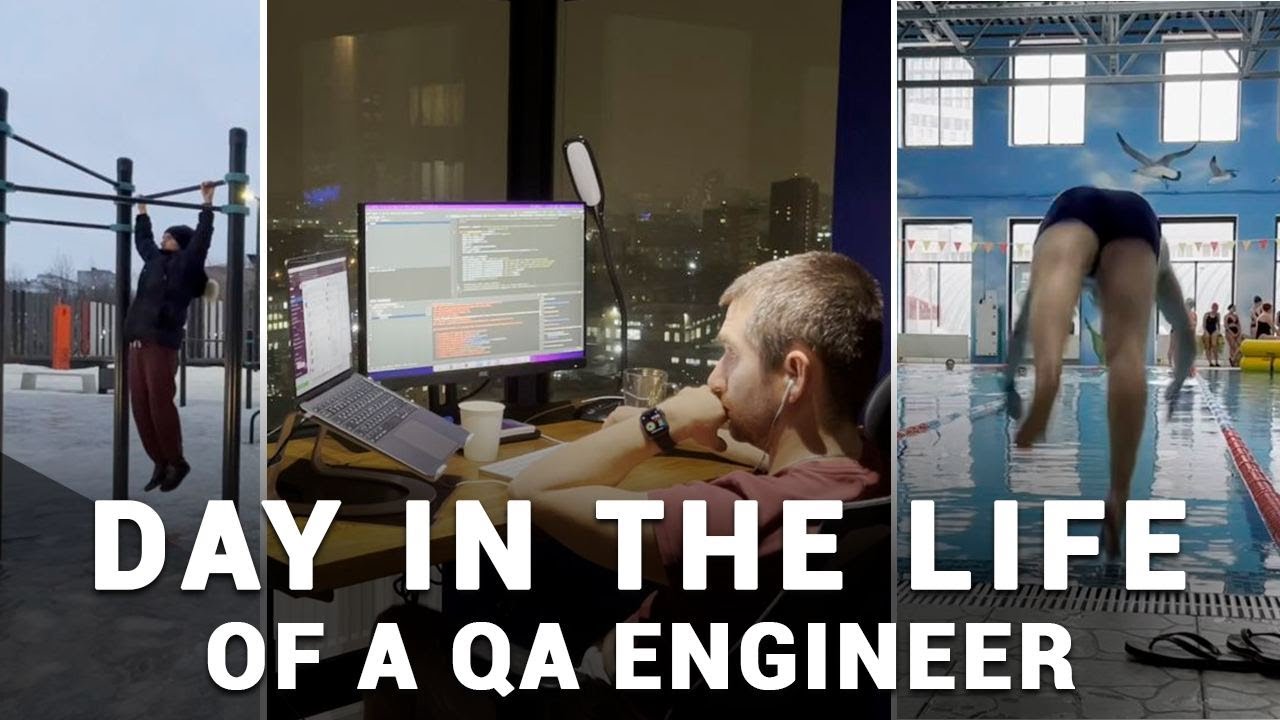Day in the Life of a Software Engineer (Head of QA) working at home | remote | realistic