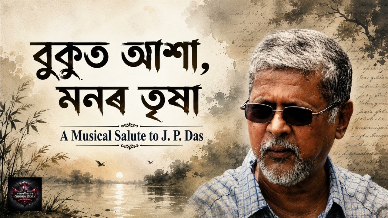 বুকুত আশা মনৰ তৃষা | J.P.Das | J.P.Das cover | Kolongporiya Xur |