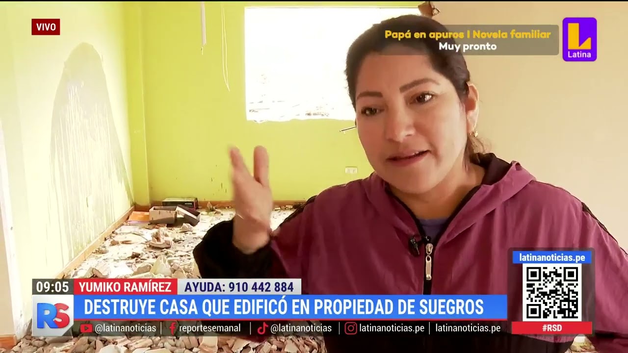 Destruyeron su sueño de la casa propia a 'combazos' en Chancay