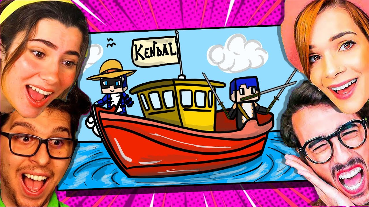 HO SFIDATO I MIEI AMICI AD UNA GARA DI DISEGNO - STEF & PHERE, CARLY & KENDAL