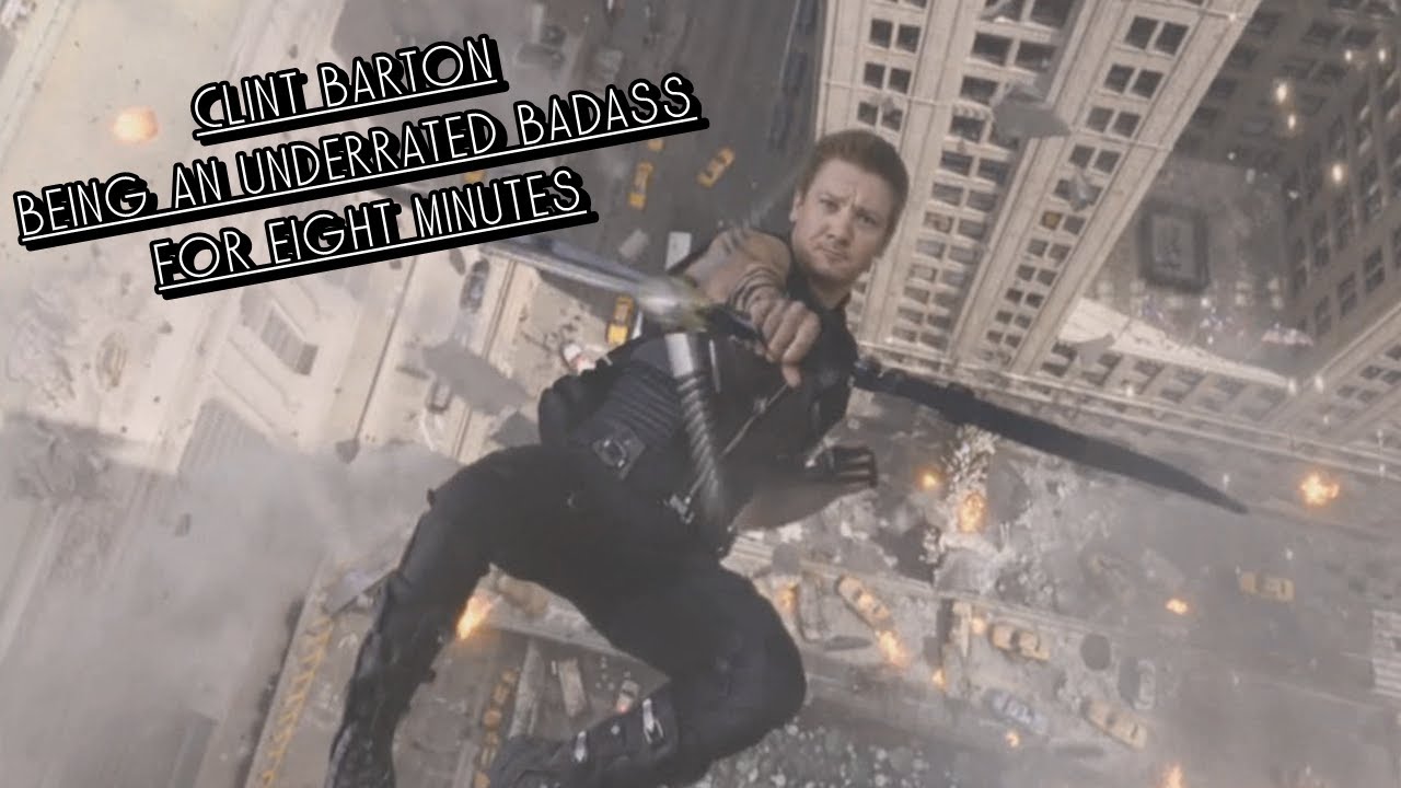 clint barton/hawkeye being an underrated badass for eight minutes