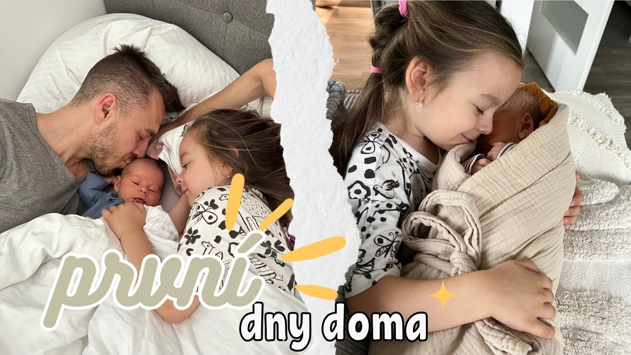 ZAČÁTKY S MIMINKEM DOMA - dny na mateřské s dvěma dětmi, bolavé bříško, sžívání se
